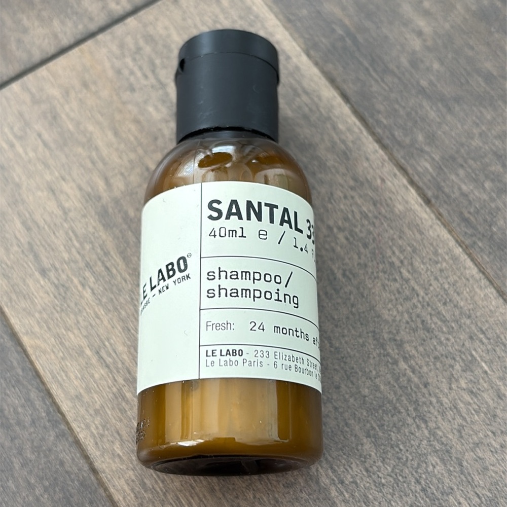 LE LABO Grasse New York Santal 33 Travel Size Shampoo 40mL Hair Care Scented